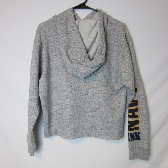 Victoria Secret U.S. Navy Hoodie Cutout Heathered Gray Small 5th & Ocean Sweatsh - Picture 5 of 7